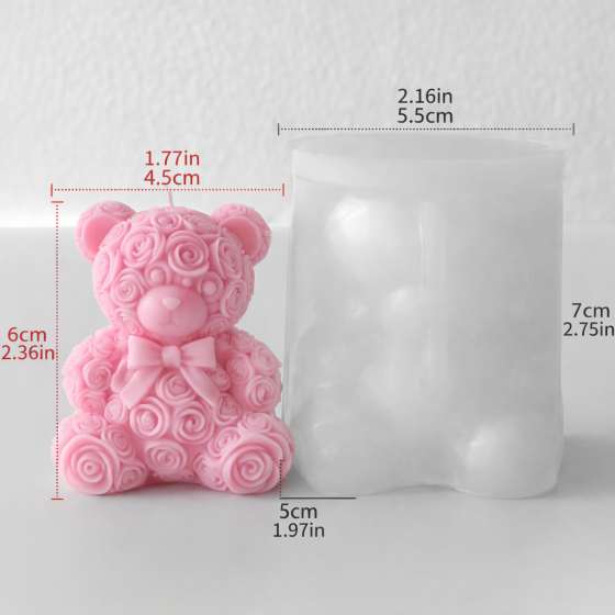 Silikonski kalup za svijeće 